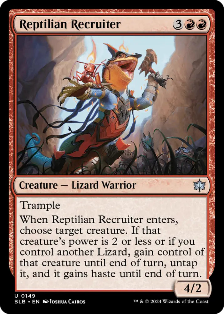 Reptilian Recruiter [Bloomburrow] - MTG Single