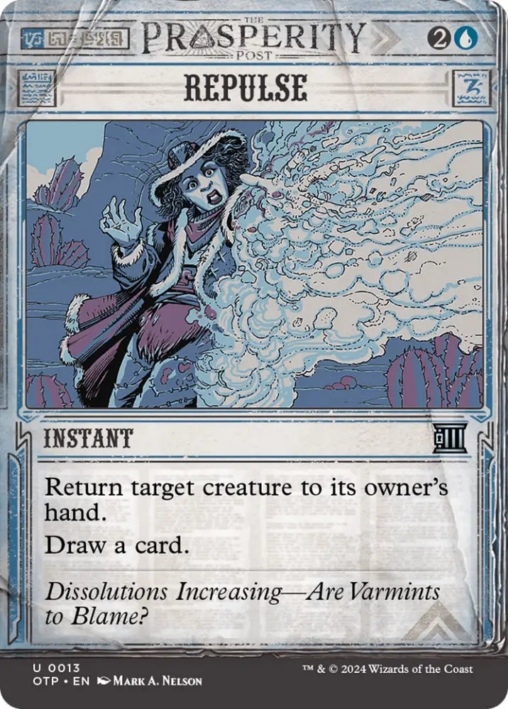 Repulse [Outlaws of Thunder Junction: Breaking News] - MTG Single