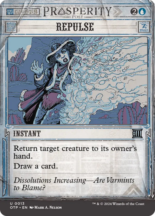 Repulse [Outlaws of Thunder Junction: Breaking News] - MTG Single