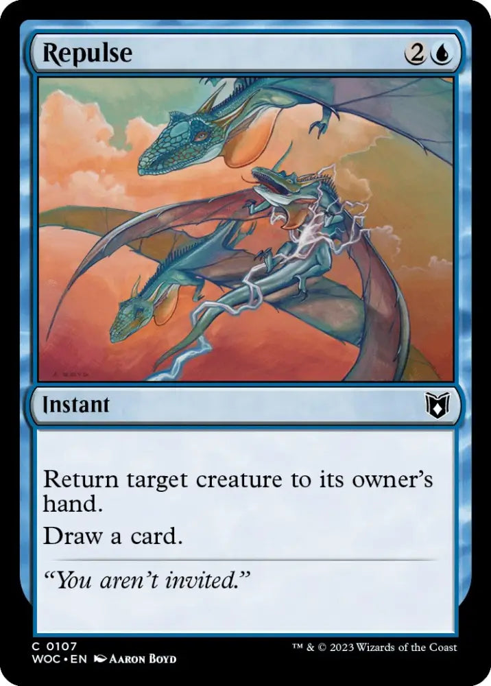 Repulse [Wilds of Eldraine Commander] - MTG Single