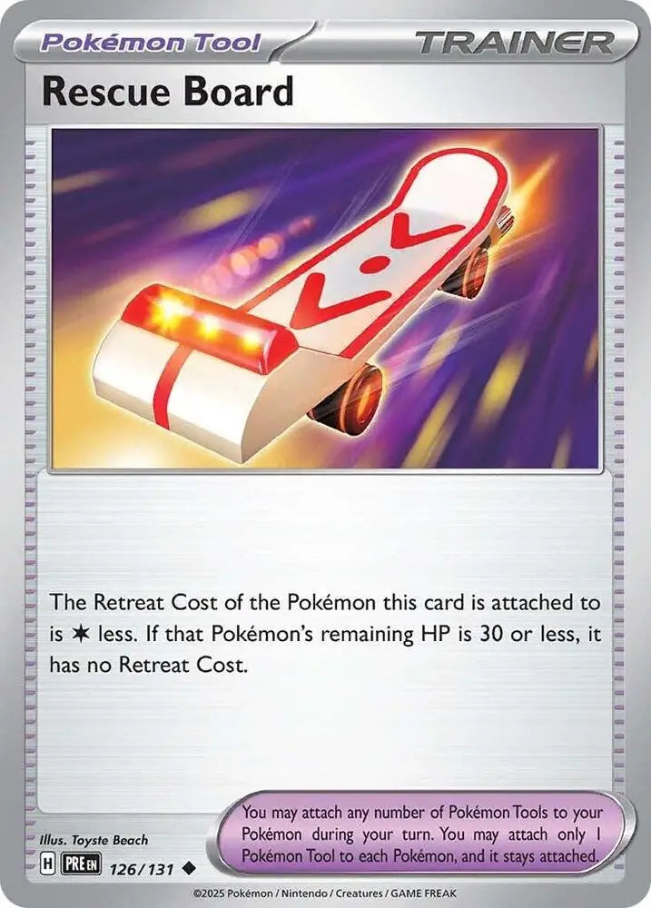 Rescue Board (126/131) [Scarlet & Violet: Prismatic Evolutions] - Pokemon Single
