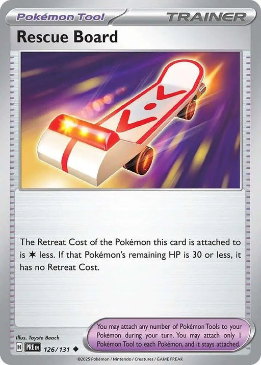 Rescue Board (126/131) [Scarlet & Violet: Prismatic Evolutions] - Pokemon Single