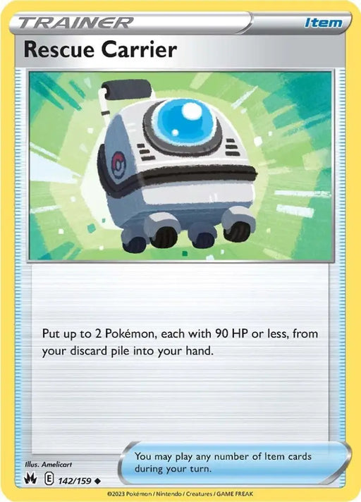 Rescue Carrier (142/159) [Sword & Shield: Crown Zenith] - Pokemon Single