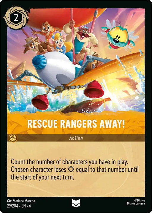 Rescue Rangers Away! (29/204) [Azurite Sea] - Lorcana Single