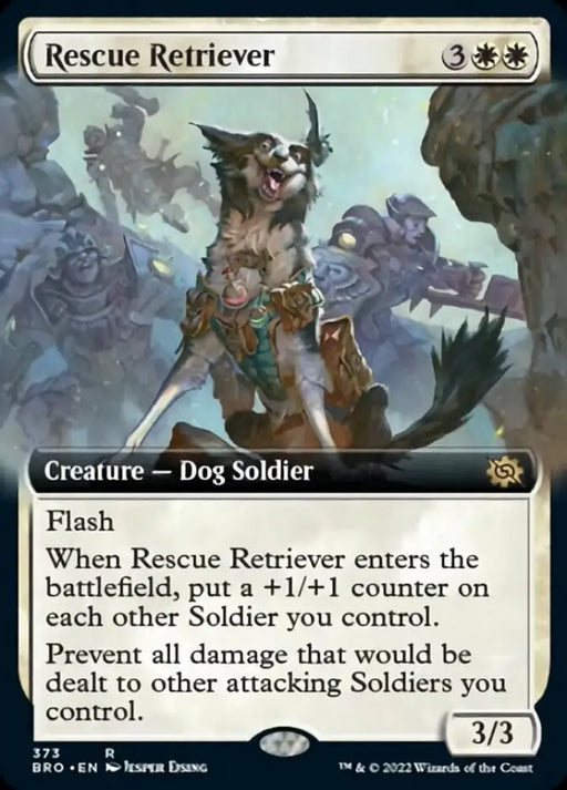 Rescue Retriever (Extended Art) [The Brothers’ War] - MTG Single