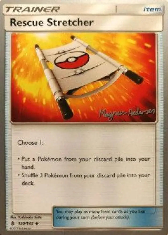 Rescue Stretcher (130/145) (Garbanette - Magnus Pedersen) [World Championships 2018] - Pokemon Single