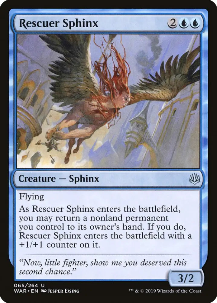 Rescuer Sphinx [War of the Spark] - MTG Single