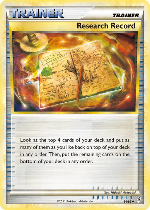 Research Record (84/95) [HeartGold & SoulSilver: Call of Legends] - Pokemon Single