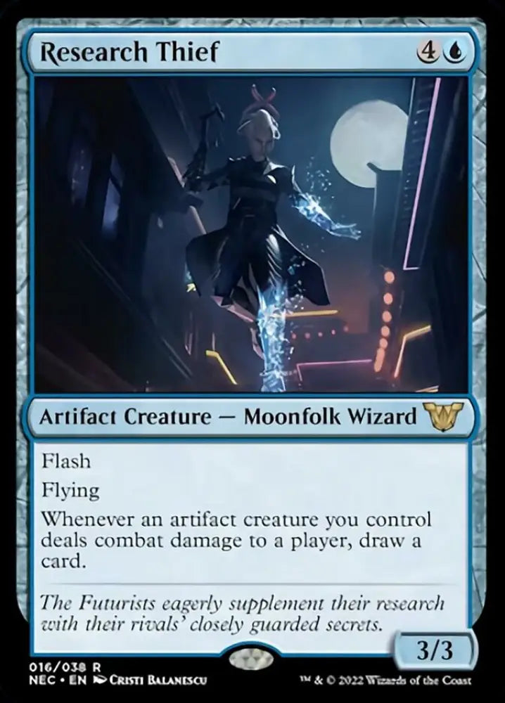 Research Thief [Kamigawa: Neon Dynasty Commander] - MTG Single