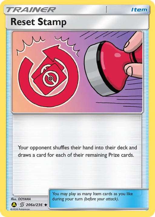 Reset Stamp (206a/236) [Alternate Art Promos] - Pokemon Single