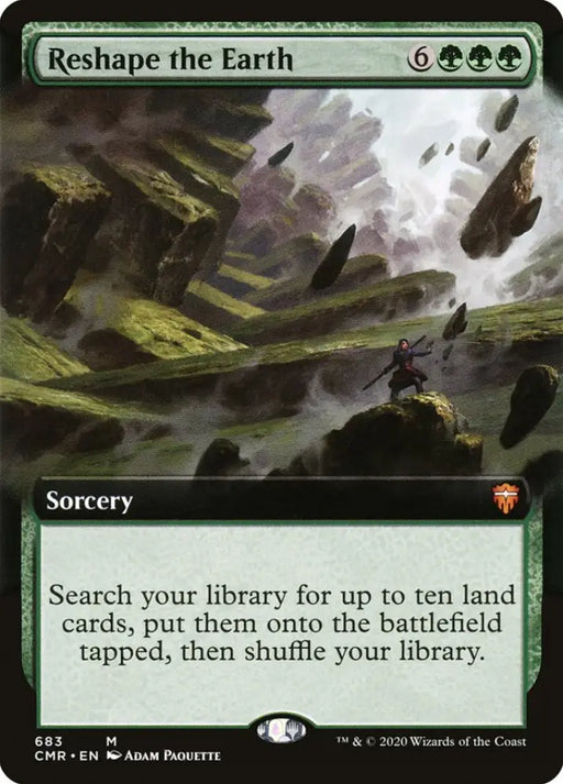 Reshape the Earth (Extended Art) [Commander Legends] - MTG Single