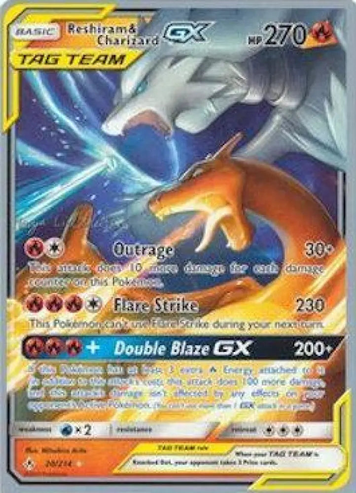 Reshiram & Charizard GX (20/214) (Fire Box - Kaya Lichtleitner) [World Championships 2019] - Pokemon Single