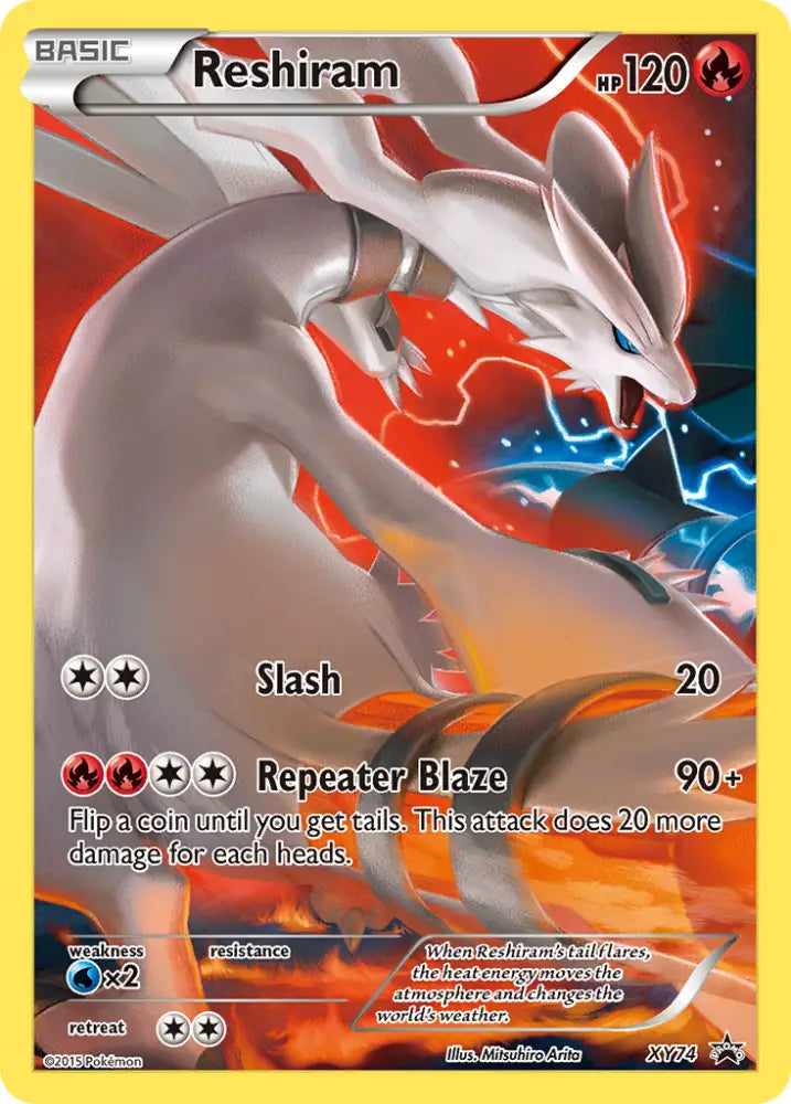 Reshiram (XY74) [XY: Black Star Promos] - Pokemon Single