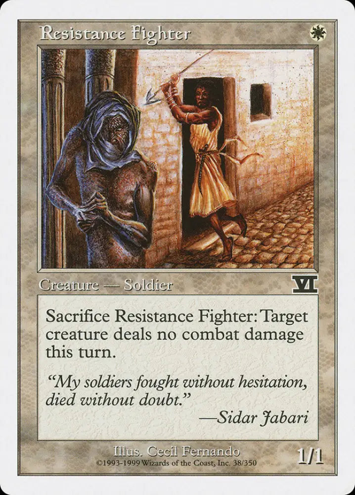 Resistance Fighter [Classic Sixth Edition] - MTG Single