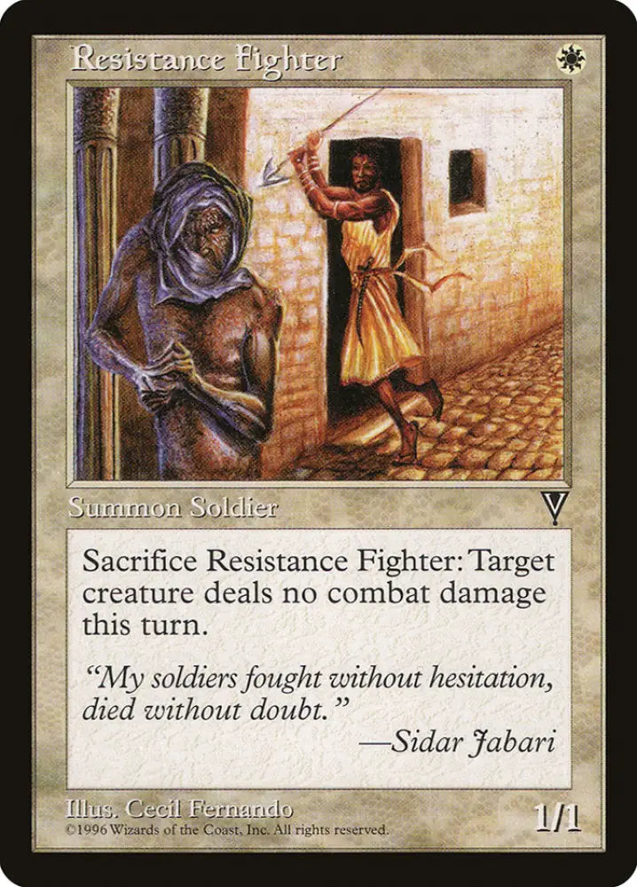 Resistance Fighter [Visions] - MTG Single