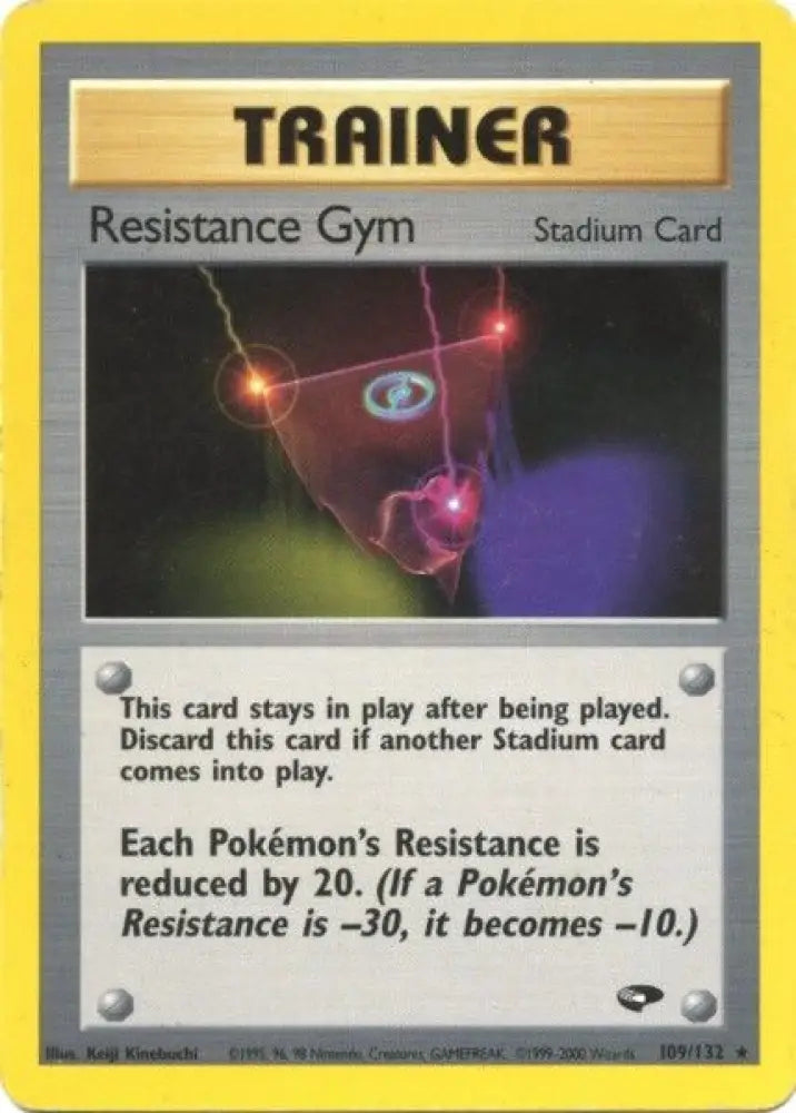 Resistance Gym (109/132) [Gym Challenge Unlimited] - Pokemon Single