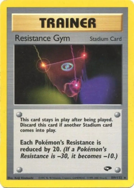 Resistance Gym (109/132) [Gym Challenge Unlimited] - Pokemon Single