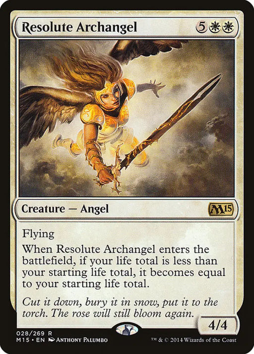 Resolute Archangel [Magic 2015] - MTG Single