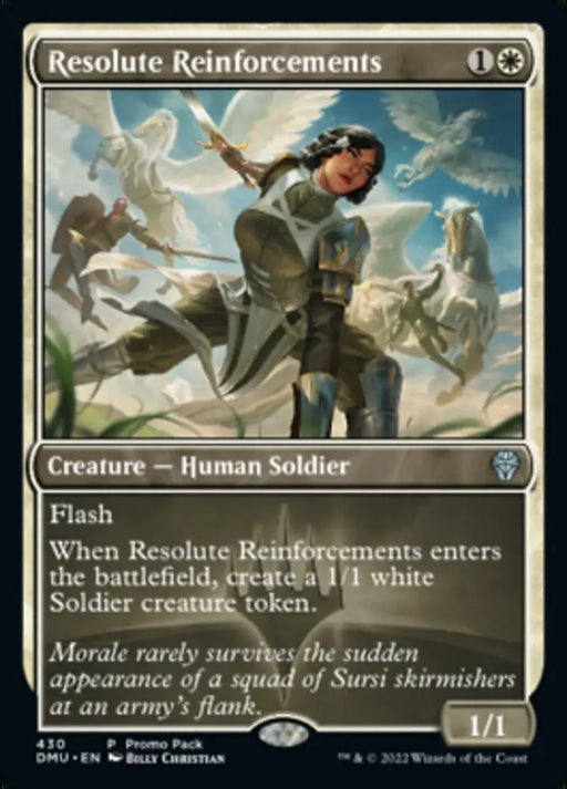 Resolute Reinforcements (Promo Pack) [Dominaria United Promos] - MTG Single