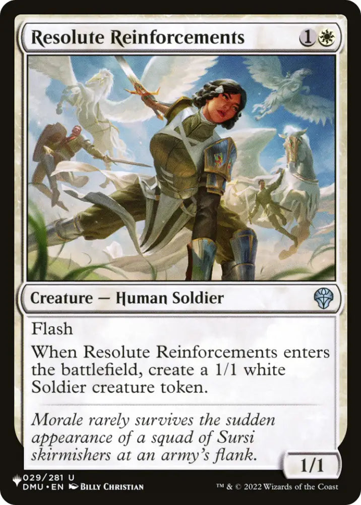 Resolute Reinforcements [The List] - MTG Single