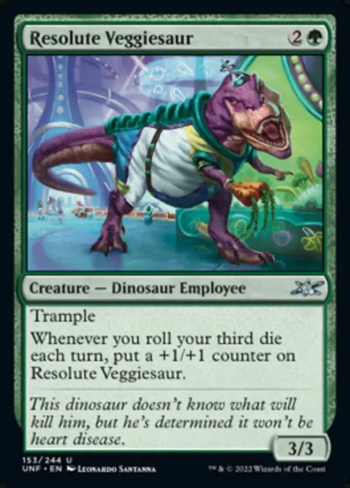 Resolute Veggiesaur [Unfinity] - MTG Single