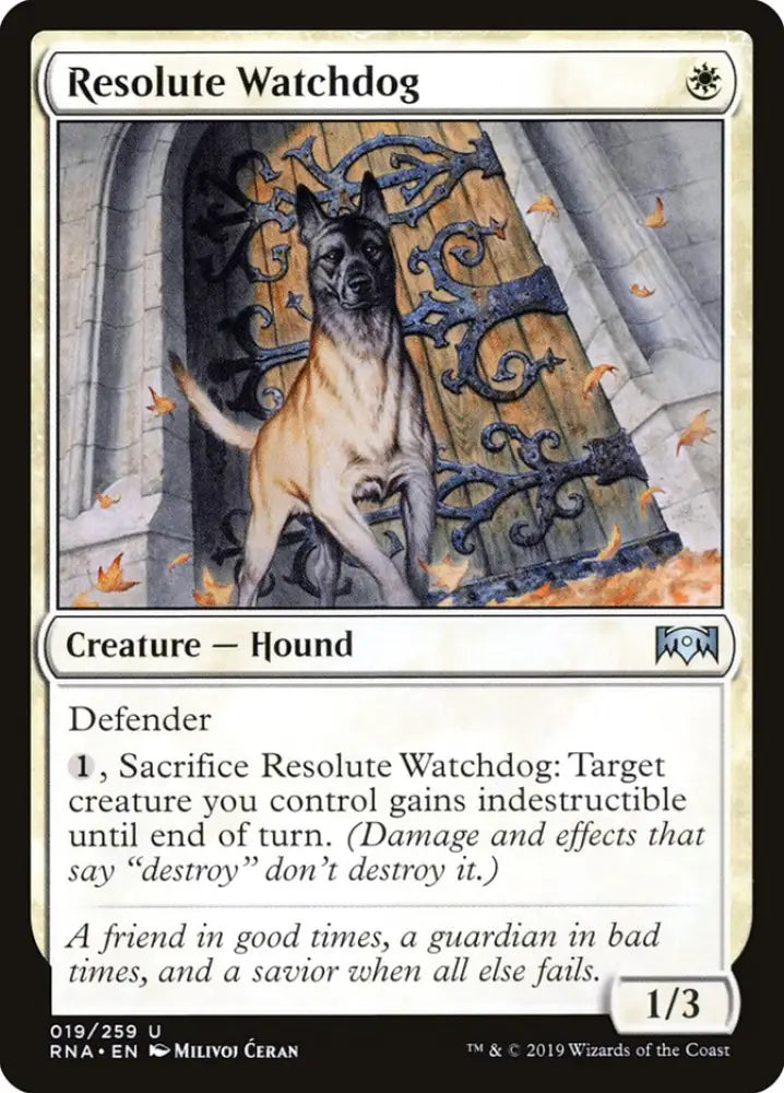Resolute Watchdog [Ravnica Allegiance] - MTG Single