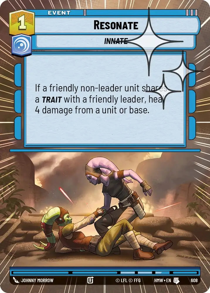 Resonate (Hyperspace Foil) (608) [Homeworlds]