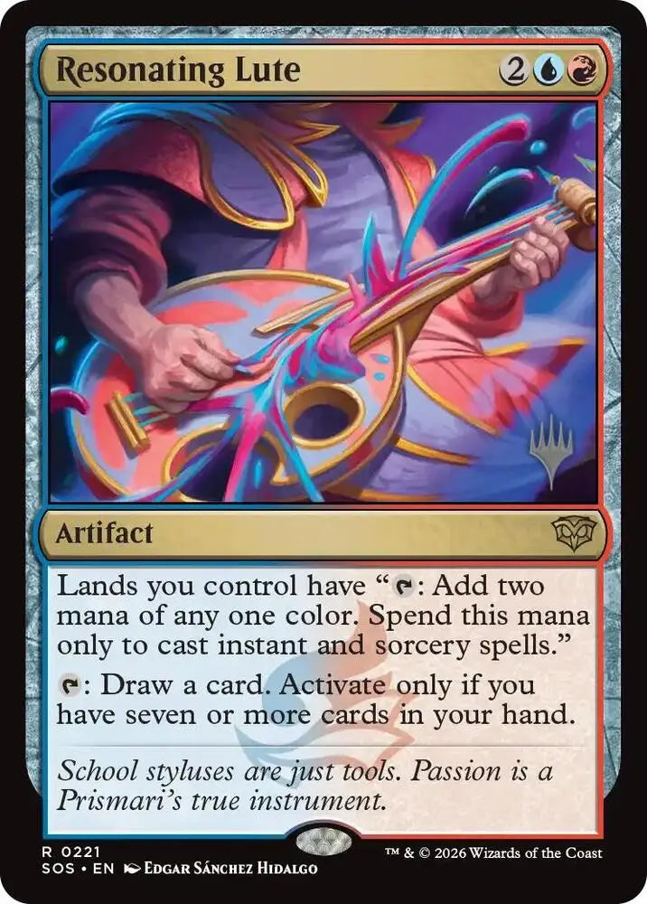 Resonating Lute (221) [Secrets of Strixhaven Promos]