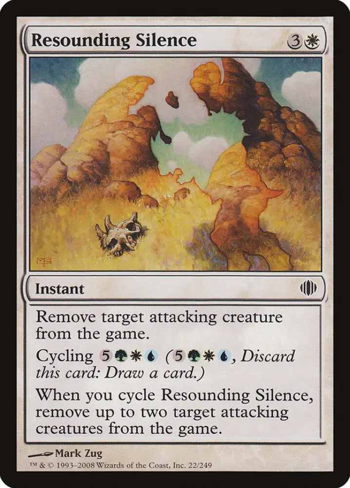 Resounding Silence [Shards of Alara] - MTG Single