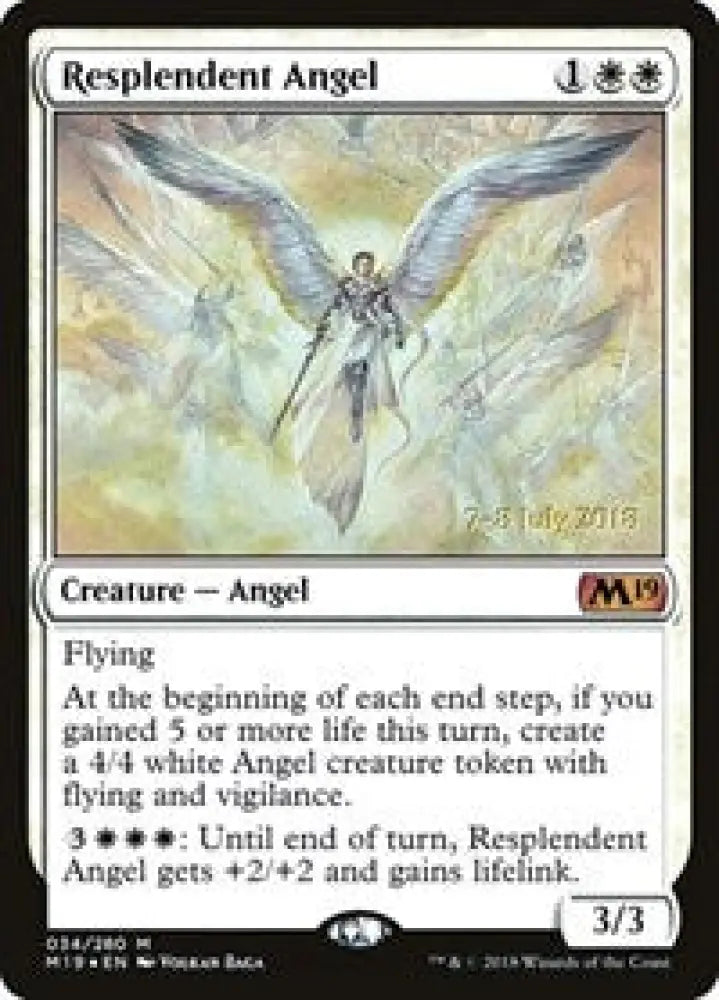 Resplendent Angel (M19) (34) [Prerelease Cards]