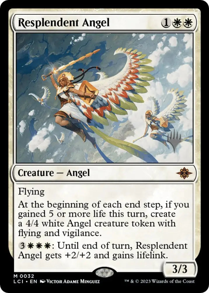 Resplendent Angel (Promo Pack) [The Lost Caverns of Ixalan Promos] - MTG Single