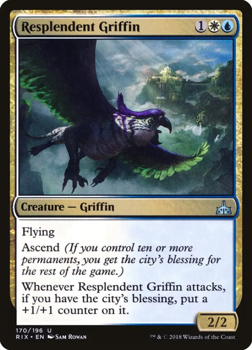 Resplendent Griffin [Rivals of Ixalan] - MTG Single