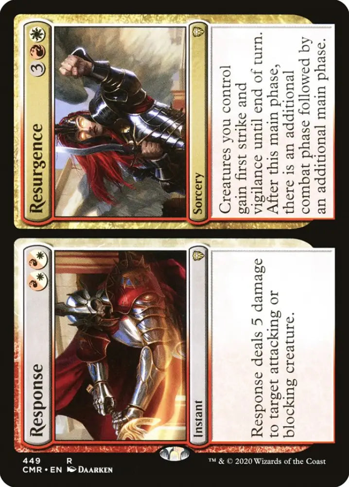 Response // Resurgence [Commander Legends] - MTG Single