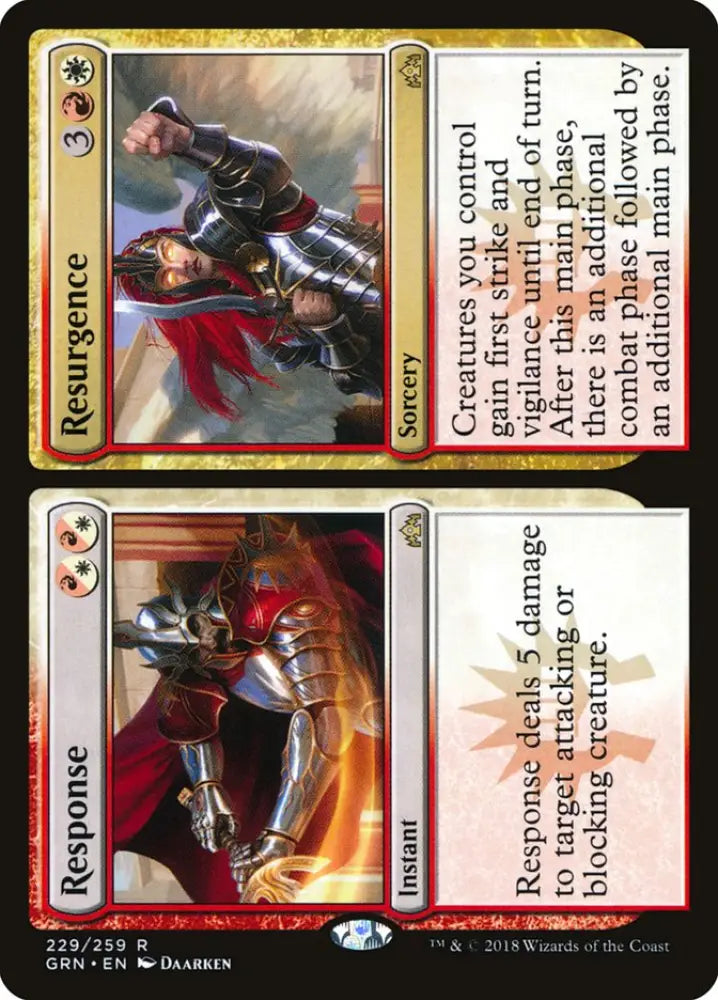Response // Resurgence [Guilds of Ravnica] - MTG Single