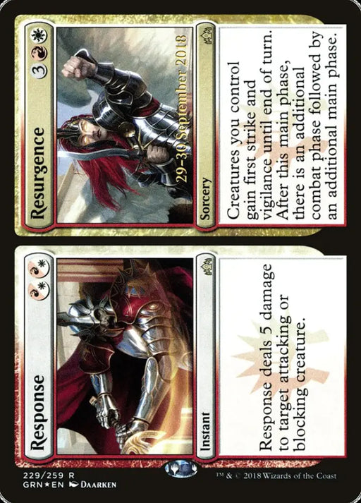 Response // Resurgence [Guilds of Ravnica Prerelease Promos] - MTG Single
