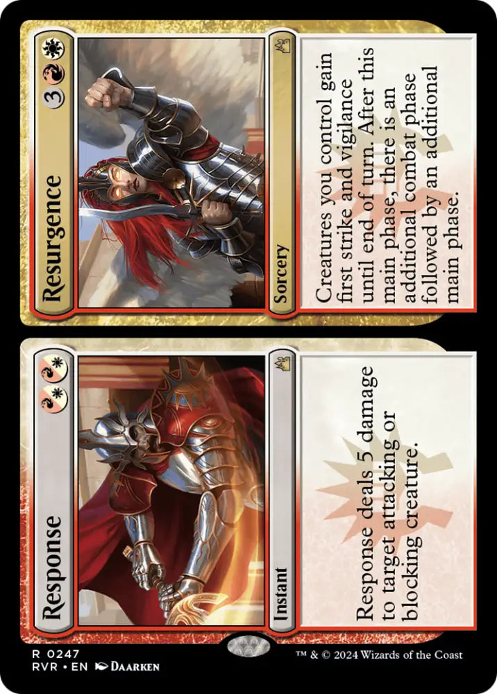 Response // Resurgence [Ravnica Remastered] - MTG Single