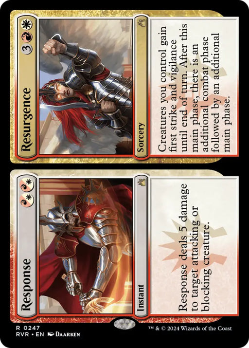 Response // Resurgence [Ravnica Remastered] - MTG Single