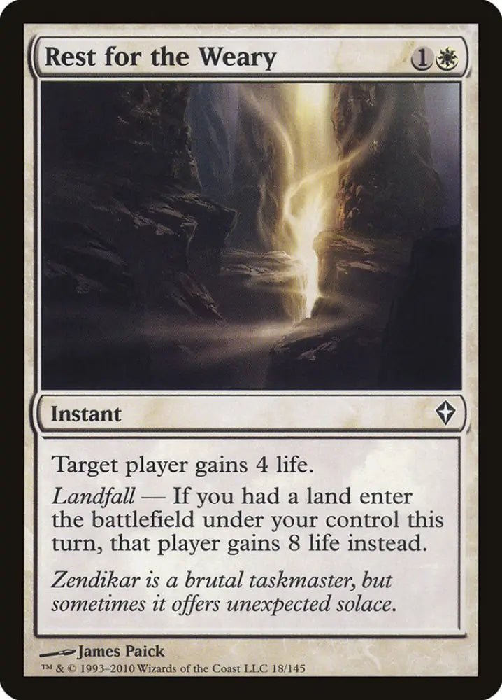 Rest for the Weary [Worldwake] - MTG Single