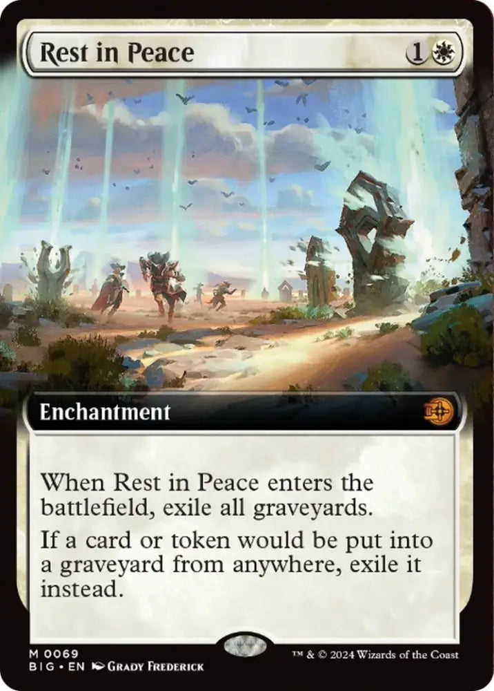 Rest in Peace (Extended Art) [Outlaws of Thunder Junction: The Big Score] - MTG Single
