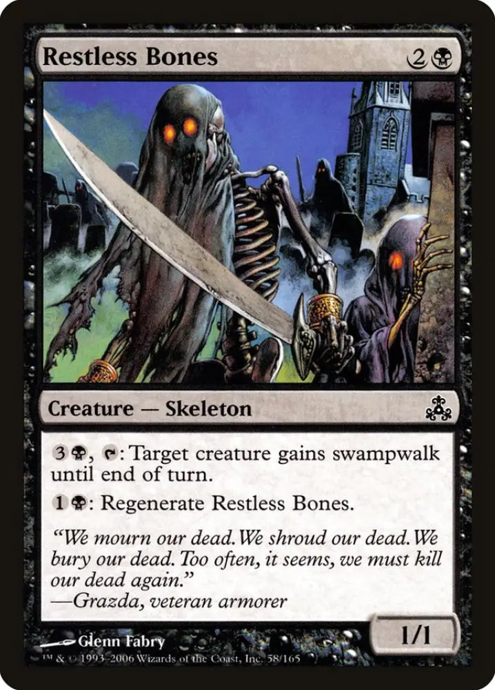 Restless Bones [Guildpact] - MTG Single