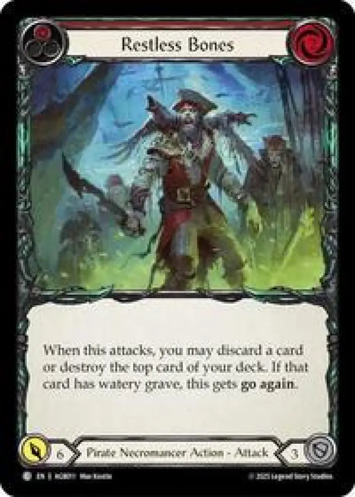Restless Bones (Red) (AGB011) [Armory Deck Gravy Bones]