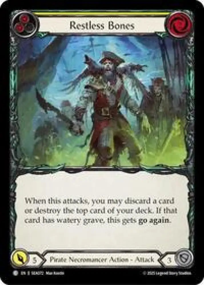 Restless Bones (Yellow) (SEA072) [High Seas]