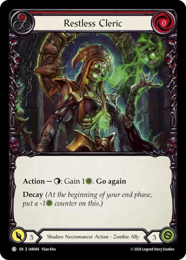 Restless Cleric (IAR084) [Usurp the Shadow Throne]