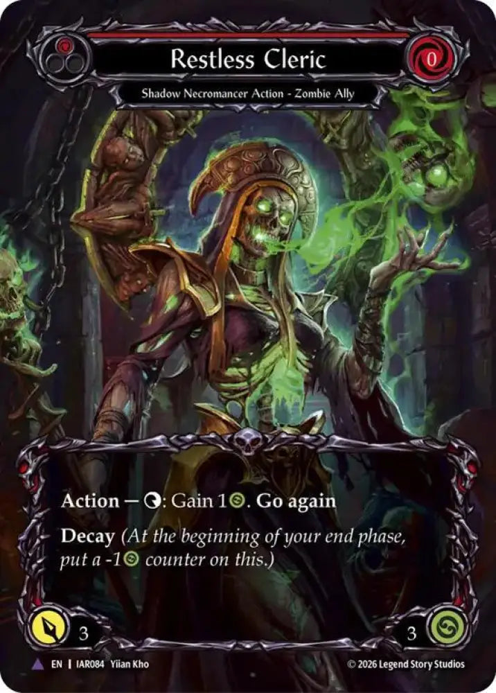 Restless Cleric (Marvel) (IAR084) [Usurp the Shadow Throne]