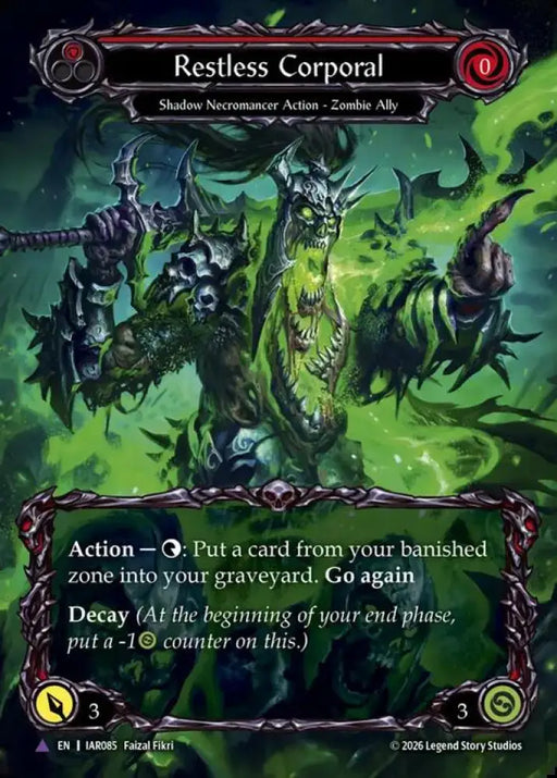Restless Corporal (Marvel) (IAR085) [Usurp the Shadow Throne]