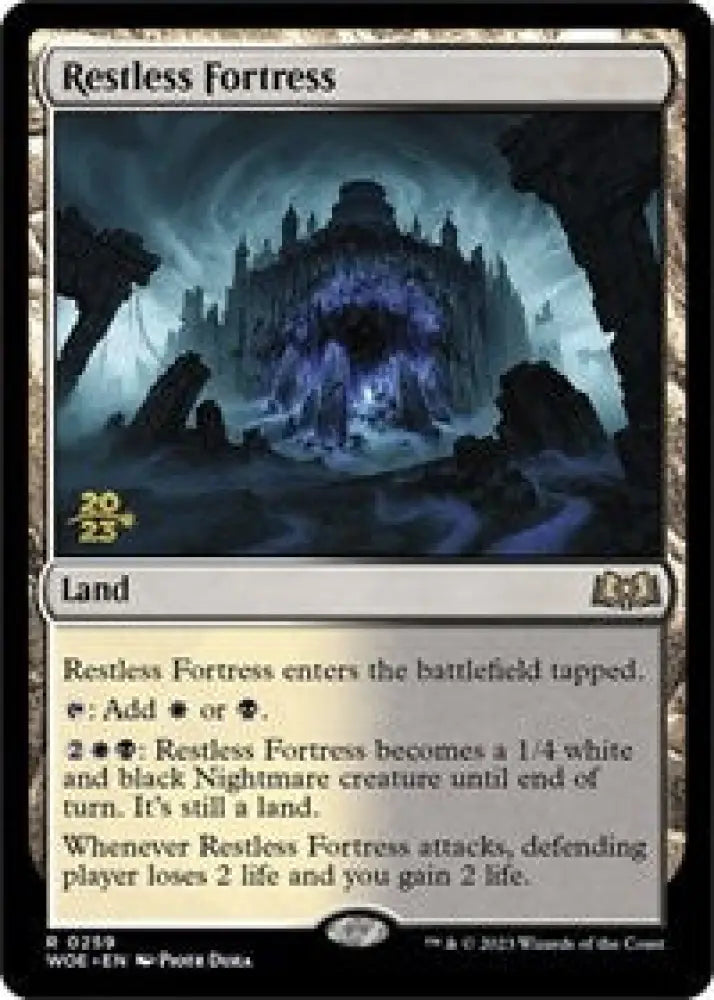 Restless Fortress (259) [Prerelease Cards]