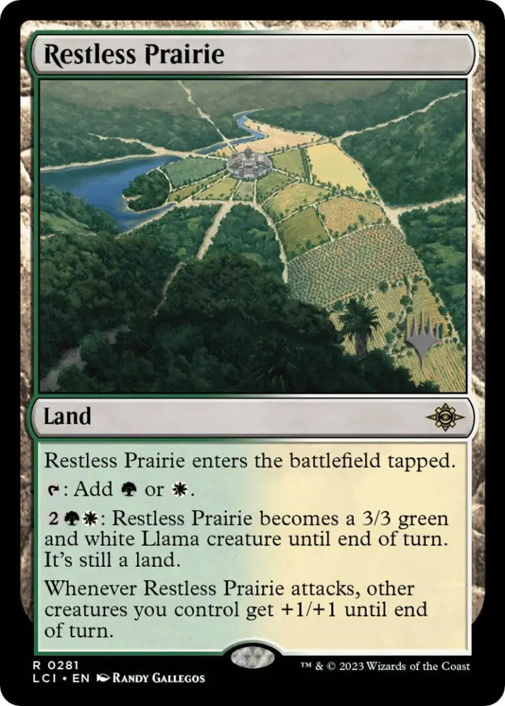 Restless Prairie (Promo Pack) [The Lost Caverns of Ixalan Promos] - MTG Single