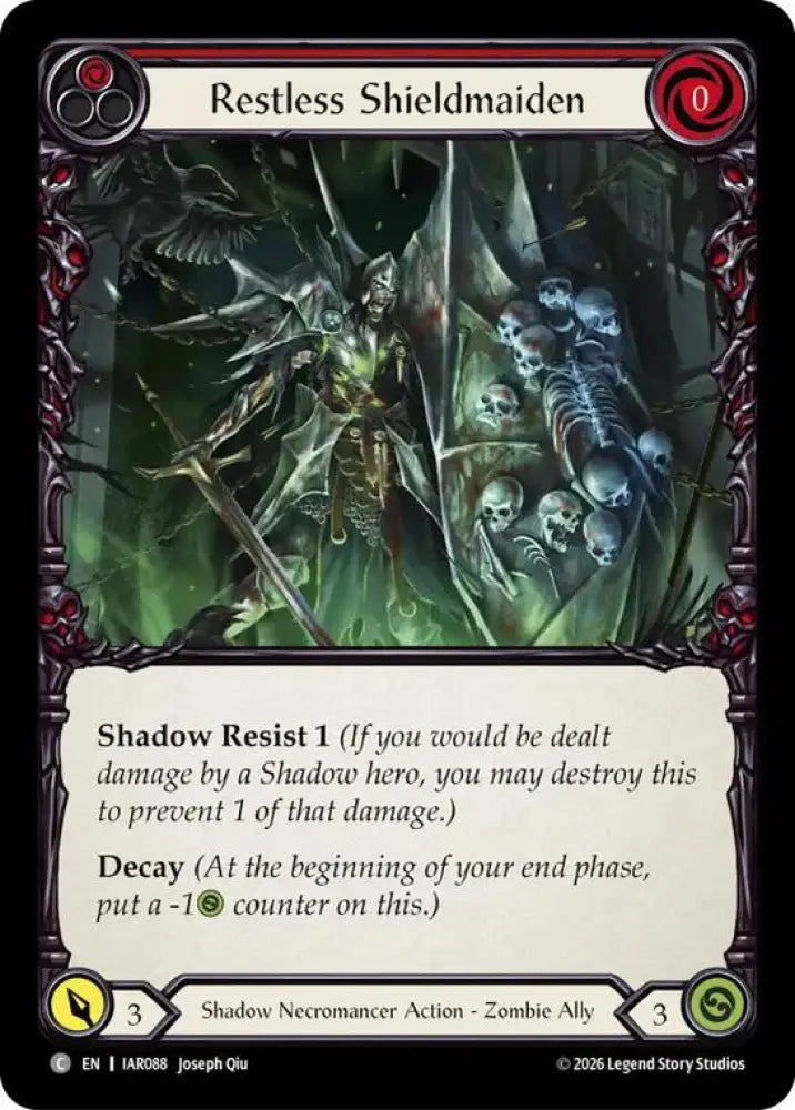 Restless Shieldmaiden (IAR088) [Usurp the Shadow Throne]