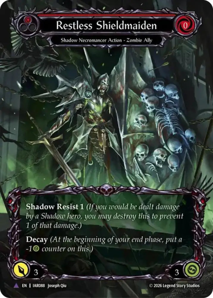 Restless Shieldmaiden (Marvel) (IAR088) [Usurp the Shadow Throne]