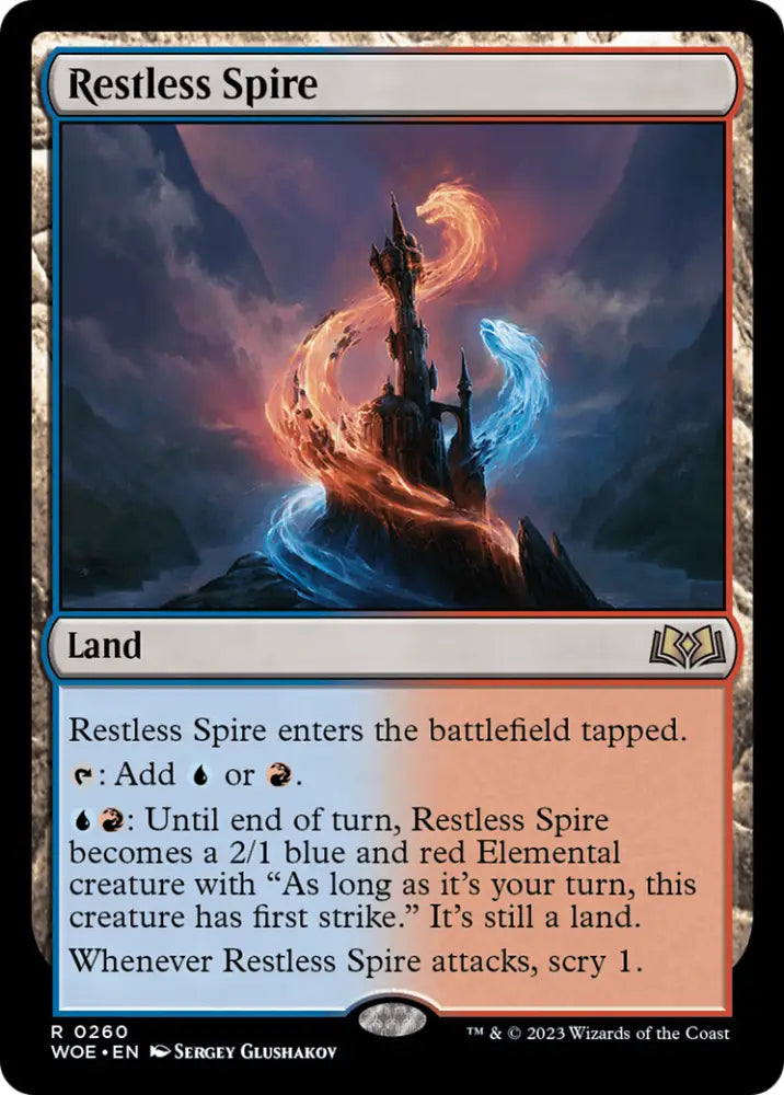 Restless Spire [Wilds of Eldraine] - MTG Single